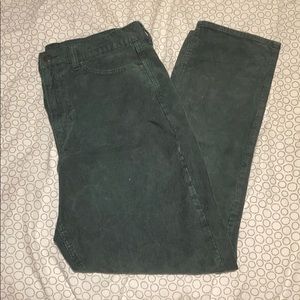 American Eagle green Corduroy jeans